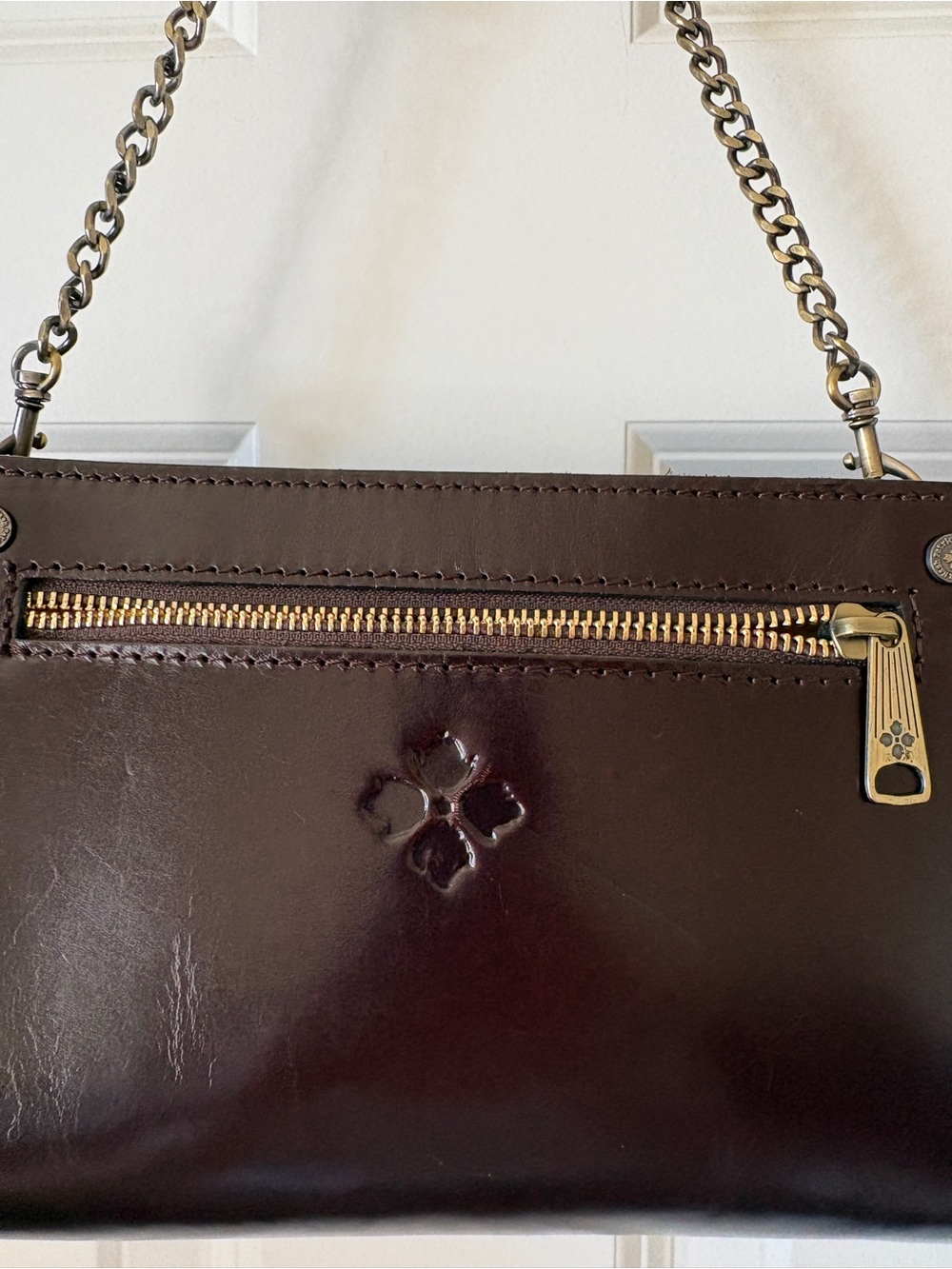 Patricia Nash Leopard Haircalf Shoulder Bag in Brown and Black Leopard Print - Picture 4 of 11